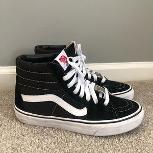 Vans, Canvas High Tops, Size 8.5 Women’s.